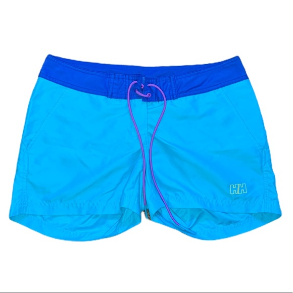 Helly Hansen Pants - Helly Hanson Blue Tie Up Board Shorts